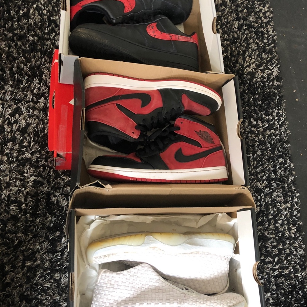 Jordan ones Air Force ones and Jordan 11 features